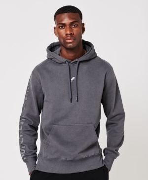 Superdry Alpine Luxe Down Hoodie Schwarz | VGXKUCH-37