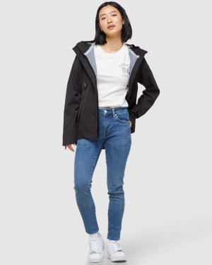 Superdry Borg Gefütterte Zip Jacke Blau | WNOLMYV-02