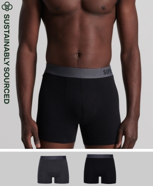 Superdry Boxer Multi Triple Pack Unterwäsche Schwarz | GOWEDTC-34