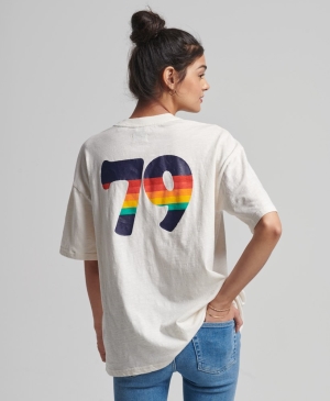 Superdry City College Crew T-shirts Schwarz | INHPRUO-45