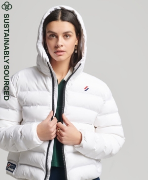Superdry Code Applque 19Inch Swim Jacke Grün | IGTSJUX-05