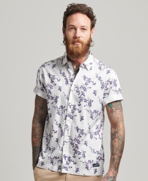 Superdry Code Core Sport Crop Box Hemd Grau | REVMTWJ-13