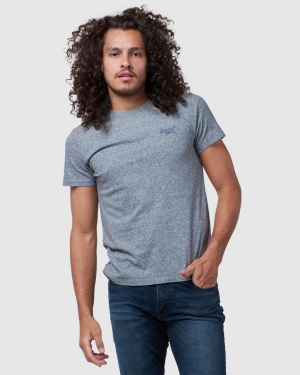 Superdry Code Micro Logo T-shirts Schwarz | GFJCHYA-03