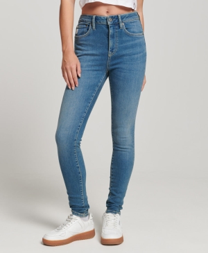 Superdry Code Sl Stacked Apq Jeans Grau | HADTNXL-51