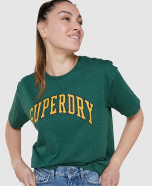 Superdry Code Tech Crew T-shirts Grau | RVDTKWQ-38