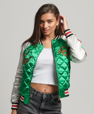 Superdry Code Tech Oversized Boxy Tee Jacke Grün | YDKUJPF-98