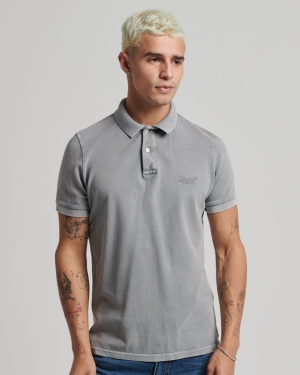 Superdry Code Tech Polo Shirts Grau | XMPTZUC-34