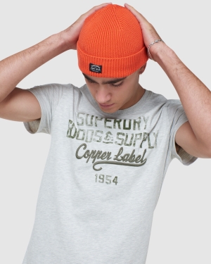 Superdry Code Unisex T-shirts Grün | VUZWAHP-81