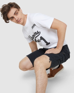 Superdry Core Cargo Heavy Kurze Hose Navy | AMCFBVU-95