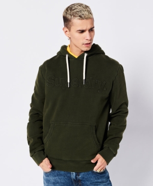 Superdry Core Down Gepolstert Hoodie Schwarz | MSHYGCA-05