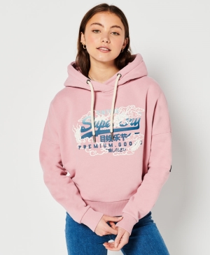 Superdry Core Hoodie Grün | ELYMTAK-87