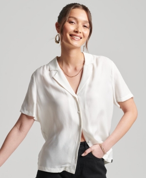 Superdry Core Logo American Classics Ringer Hemd Neutrals | GVJZCTR-67