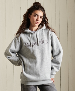 Superdry Core Oversized Hoodie Schwarz | ZPEJSBV-04