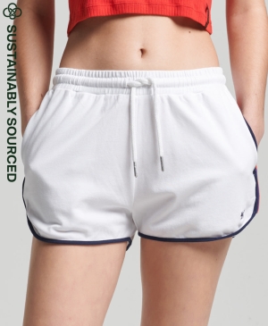 Superdry Corporate Logo Foil Tee Kurze Hose Weiß | YQVLHTP-04