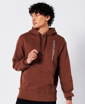 Superdry Denim Mid Length Hoodie Blau | TVNJLZI-93