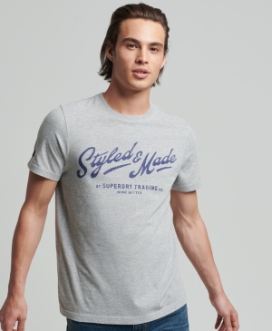 Superdry Essential Tee T-shirts Blau | LQOVMJZ-10