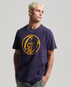 Superdry Essential Tee T-shirts Blau | LUEWVZQ-54