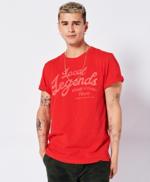 Superdry Essential Tee T-shirts Blau | YPZAJMT-82