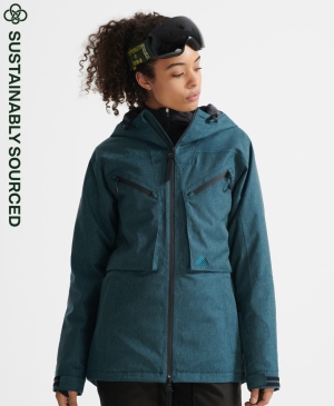 Superdry Freeride Jacke Blau | FRUISEV-65
