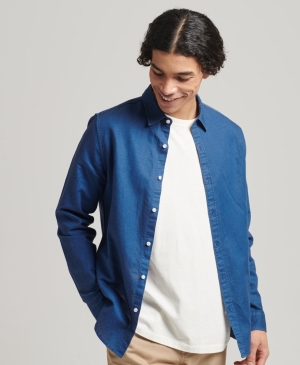 Superdry Gestreift Workwear Long Sleeve Pocket Hemd Grün | KQJXMFG-36