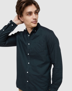 Superdry Gestreift Workwear Long Sleeve Pocket Hemd Neutrals | RGPBXJL-80