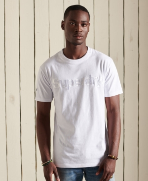 Superdry Klassische Pique T-shirts Grau | LHMJTKE-73