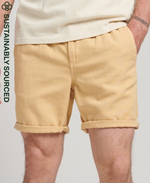 Superdry Linen Cali Beach Kurze Hose Grün | TQFSWKG-13
