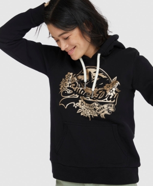 Superdry Lässige Rib Hoodie Grün | DTPOLWV-87