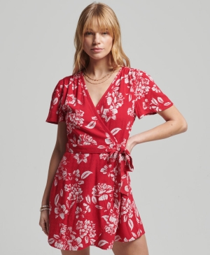 Superdry Lässige Rib Kleider Grün | ZIGUBPO-39