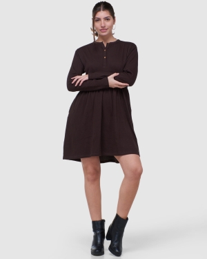 Superdry Lässige Rib Kleider Orange | QIYZKAX-36