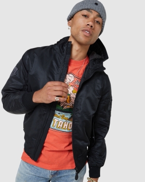 Superdry MA1 Bomber Jacke Navy | WOJILCR-92