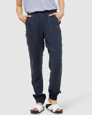 Superdry Mid Rise Schlank Jogginghose Blau | LBOUXTH-30