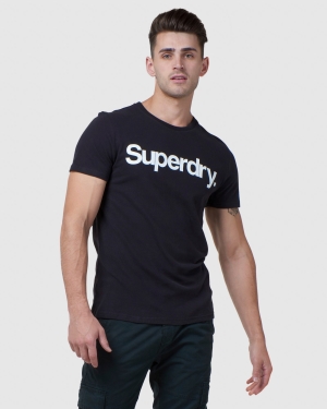 Superdry New Military Fishtail Parka T-shirts Navy | NGAVJEO-96