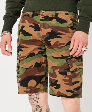 Superdry Organic Baumwoll Slim Cargo Kurze Hose Schwarz | ZQGSMJR-68