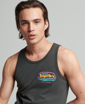 Superdry Osaka Muskelshirt Gold | JYSTPIE-97