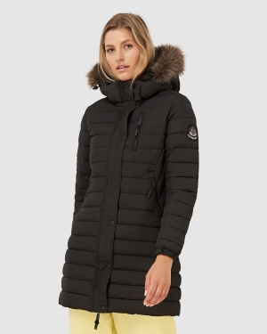 Superdry Run Lw Wasserdichte Shell Jacke Schwarz | RKUANJM-54