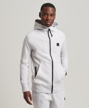 Superdry Script Stylen Col Hoodie Weiß | YNAJUGH-74