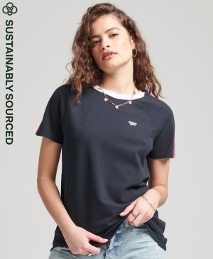 Superdry Studios Gilet T-shirts Navy | BSQYEWO-38