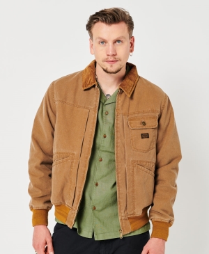 Superdry Studios MA1 Bomber Jacke Schwarz | YMDJLFZ-31