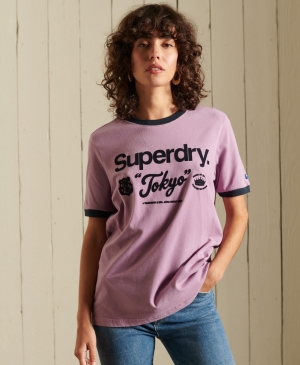 Superdry Studios Modal Crew T-shirts Blau | HSIFXTY-63