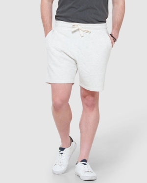 Superdry Studios S/S Cupro Kurze Hose New Chalk | RCLQSIV-43
