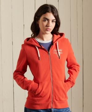 Superdry Superdry Code Essential Zip Hoodie Grün | DPOMYHF-96