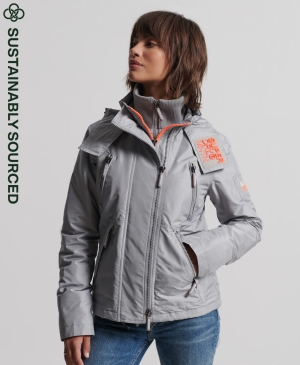 Superdry T&F Ziphood Jacke Grau | HJAZSRN-76