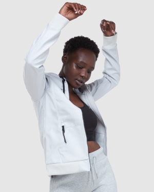 Superdry T&F Ziphood Jacke Grau | PVQBJAT-26