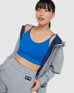 Superdry Train Gymtech Zip Hoodie Grau | BMPUNKA-15