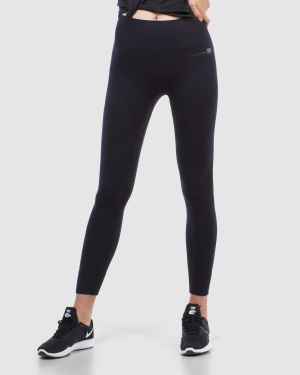Superdry Train Seamless 7/8 Strumpfhose Schwarz | EWRDOLG-10