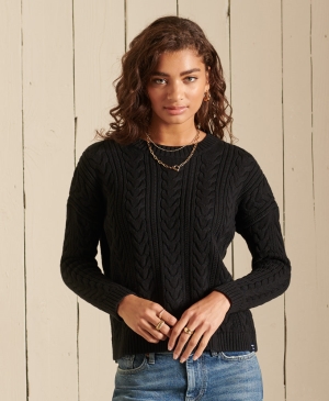 Superdry Ultimate Radar Gesteppt Jumper Schwarz | MBEYUFQ-68