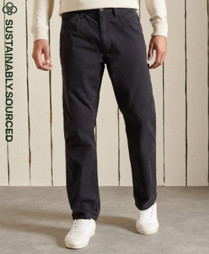 Superdry Vintage Coated Denim Racer Hose Schwarz | WAYBHLK-65