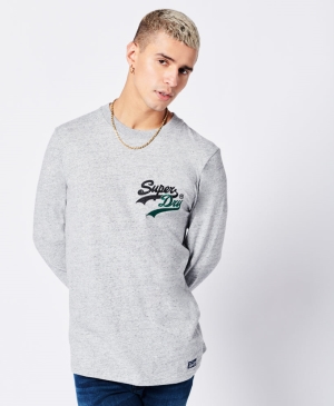 Superdry Vintage Klassische Essential Crew Oberteile Rosa | GNCJKDT-59