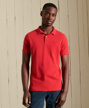 Superdry Vintage Logo Embroidered Polo Shirts Schwarz | VJWGAMO-87